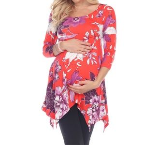 NWT White Mark Maternity Blouse Style # PS 1301-57